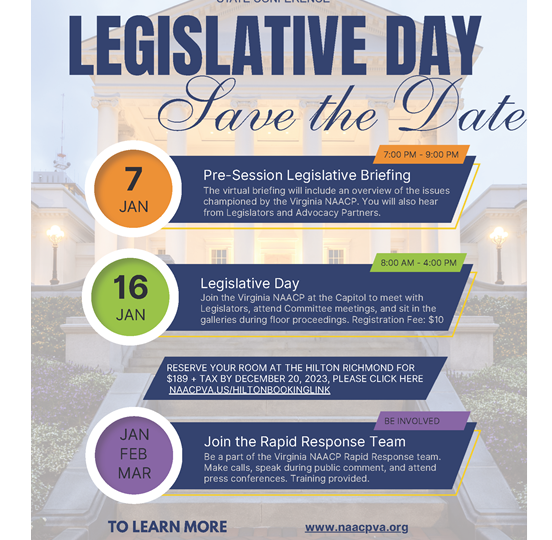 Legislative Day 2024 NAACP Henrico County Branch